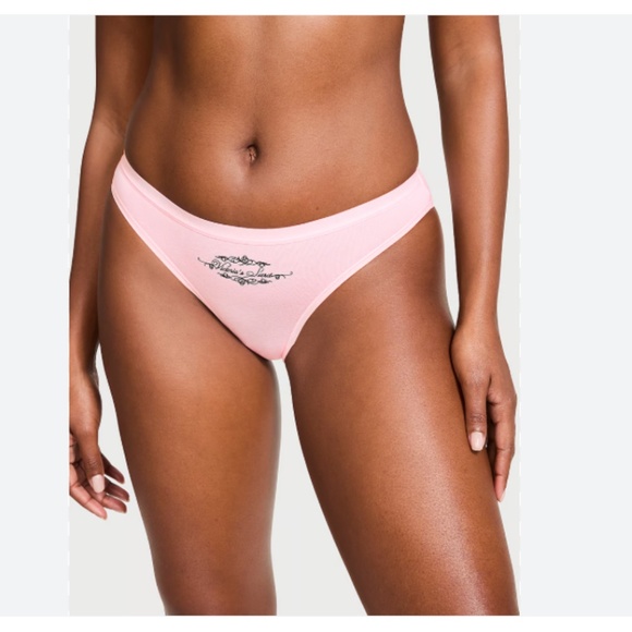 Victoria's Secret Other - VICTORIA’S SECRET Pink Bikini Stretch Cotton Panties Smooth Size Small